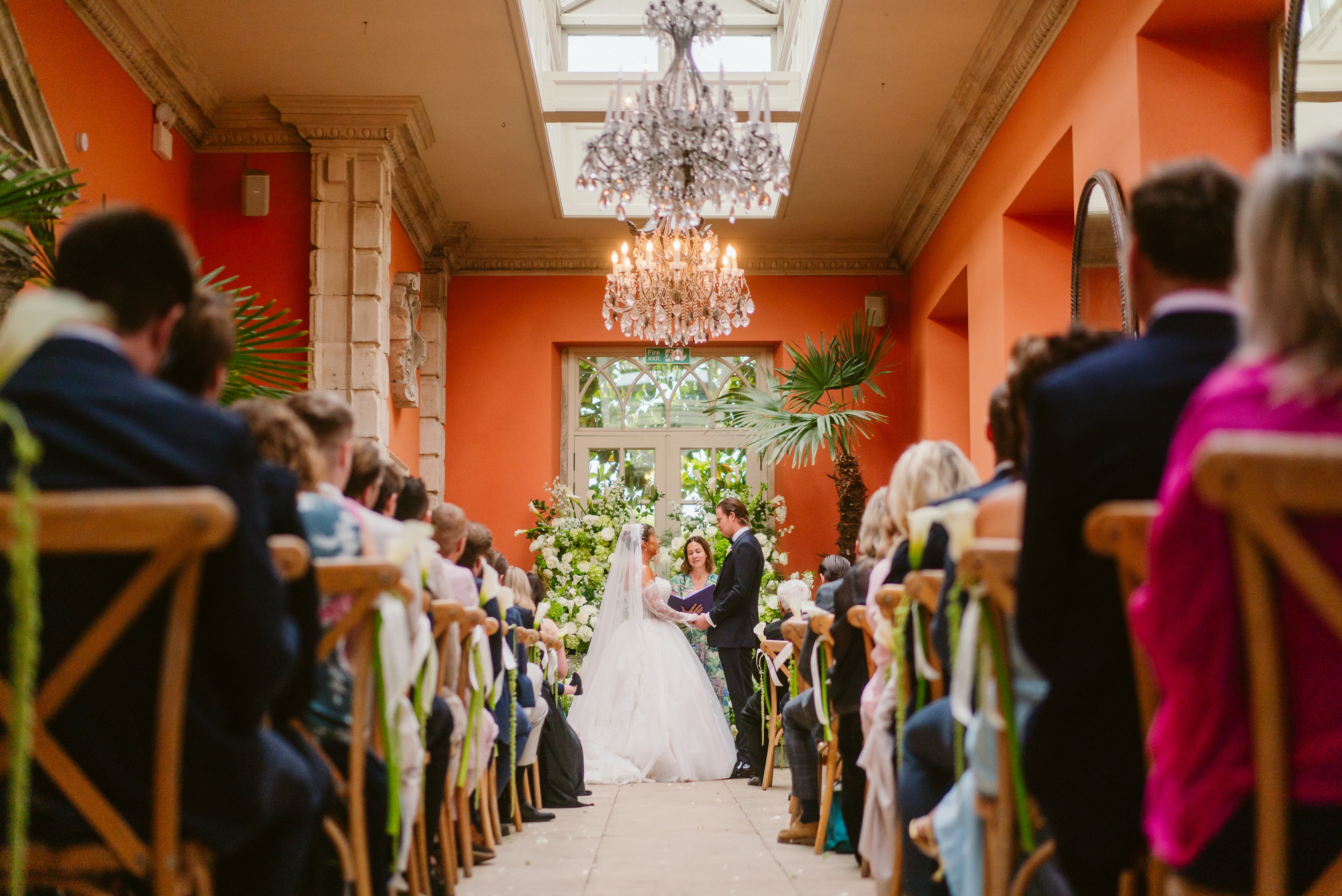 Wedding ceremony at Euridge Manor, Somerset